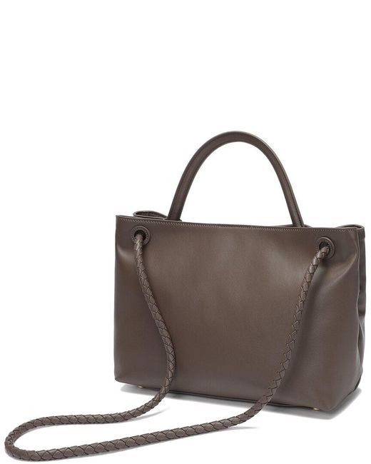 Tiffany & Fred Paris Multicolor Large Smooth Leather Tote
