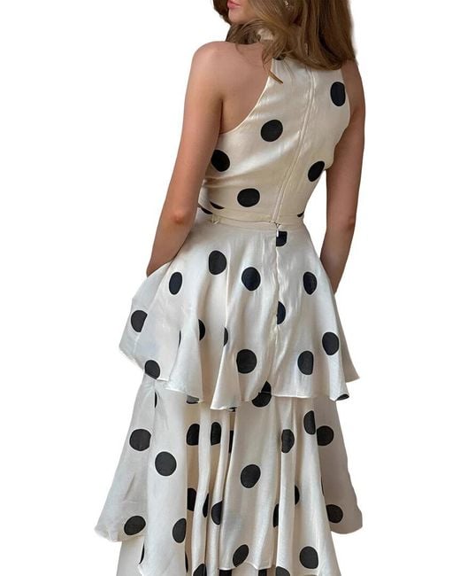 CHARLOTTE GREEN White Top & Skirt Set