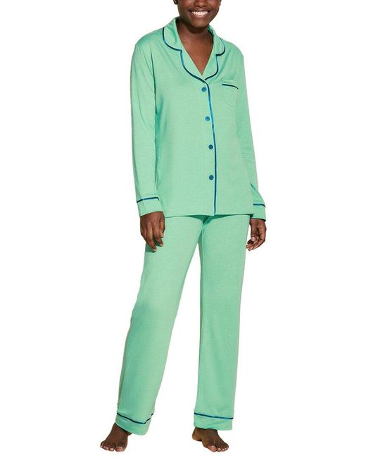Cosabella Green Bella Top & Pant Pj Set