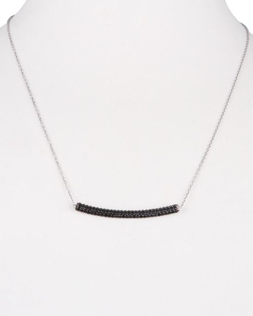 Amorium White Rhodium Plated Cz Necklace