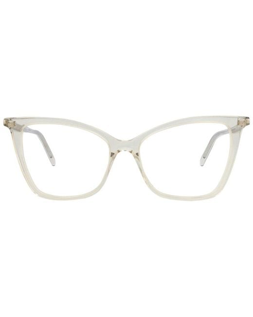 Saint Laurent White Sl386 53Mm Optical Frames