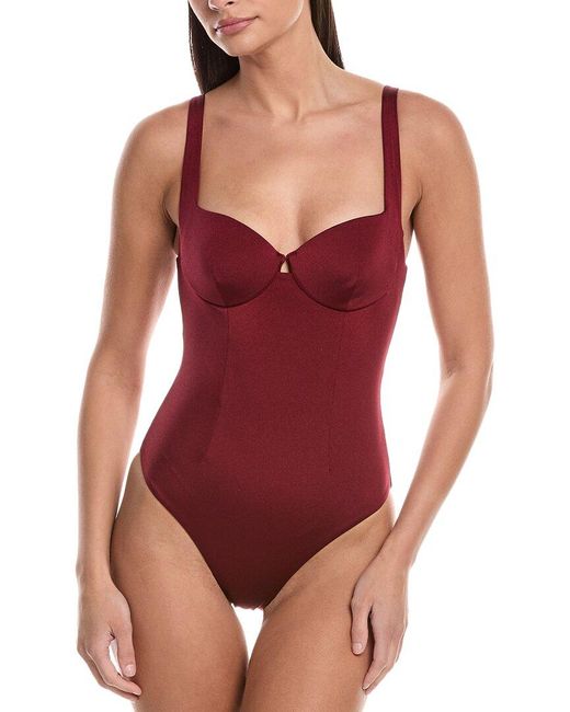 Onia Purple Vida One-Piece