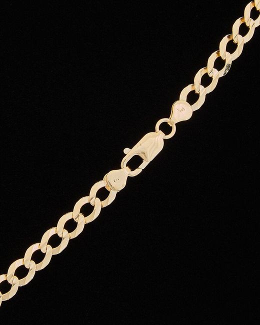 Italian Gold Black 14k Cuban Miami Link Necklace