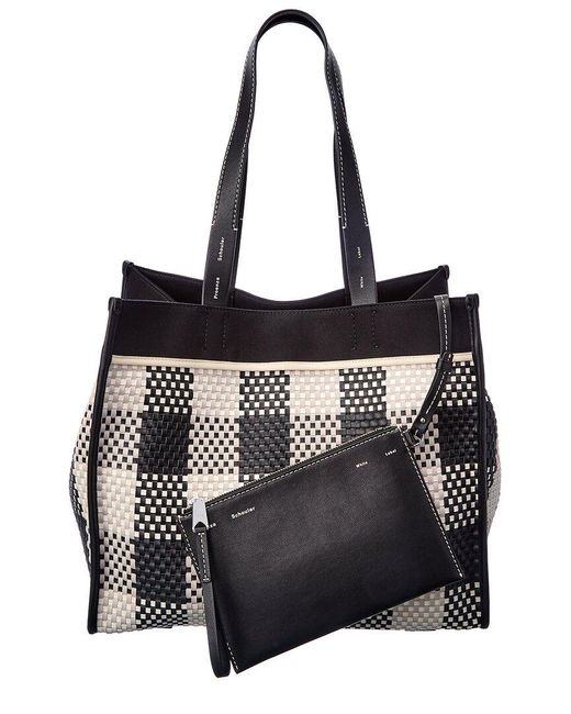 Proenza Schouler Canvas & Leather Tote in Black - Lyst