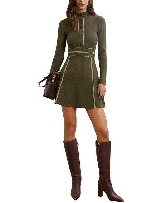 Reiss Green Alex Dress
