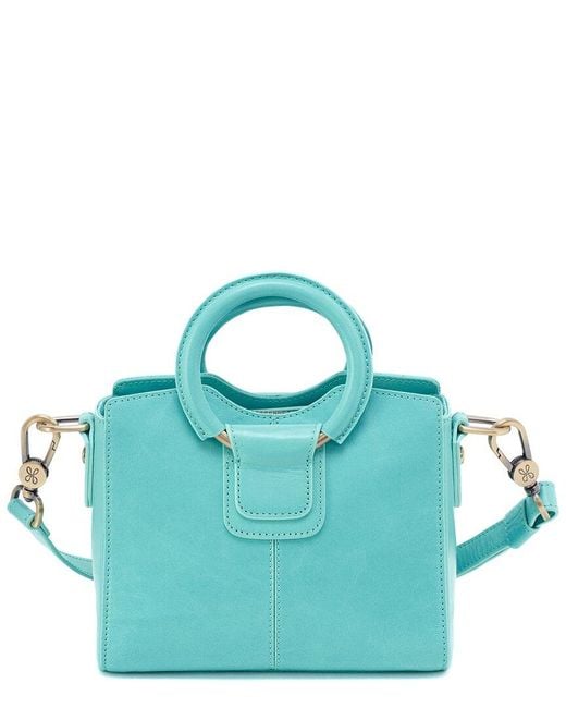 Hobo International Blue Heidi Mini Leather Satchel