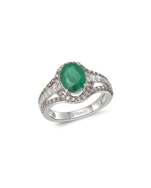 Le Vian Green Le Vian 14k 2.05 Ct. Tw. Diamond & Emerald Ring