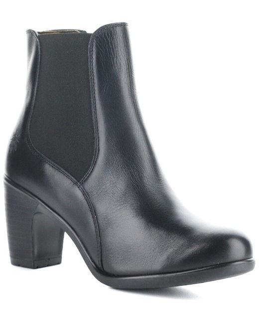 Fly London Black Koll Leather Boot
