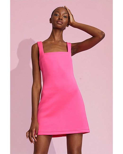 Cynthia Rowley Pink Bonded Mini Dress