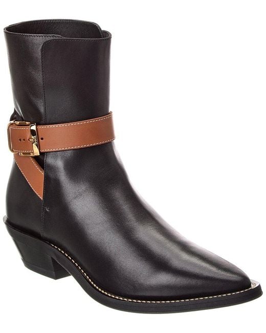 Tod's Black Gomma Suede Bootie