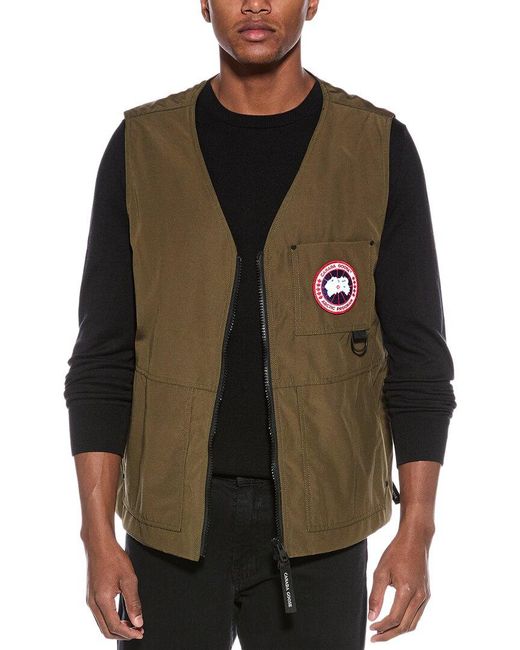 Canada Goose Brown Canmore Vest for men