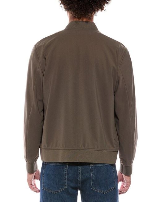 Theory Brown Murphy Precision Ponte Jacket for men