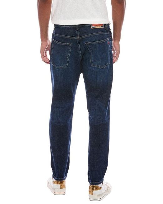 DIESEL Blue Medium Wash Jean for men
