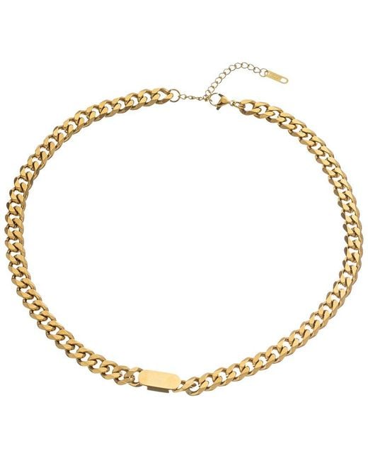 Eye Candy LA Metallic Titanium Leonie Necklace