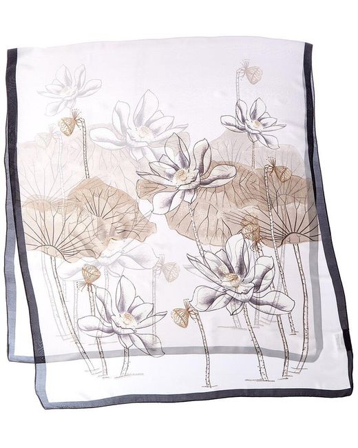 La Fiorentina Natural Printed Scarf