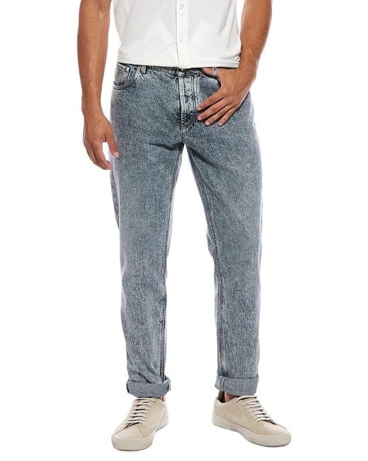 Brunello Cucinelli Blue Marbled Jean for men