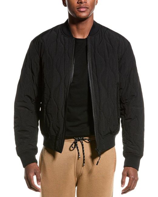 Boss Black Oventure Quilted Bomber Jacket for men