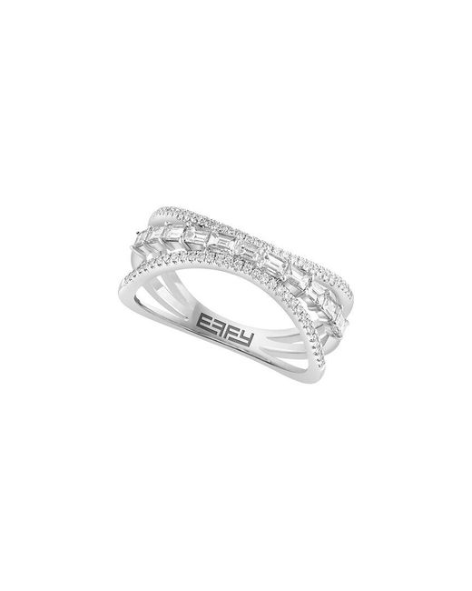 Effy Fine Jewelry White 14K 0.73 Ct. Tw. Diamond Ring