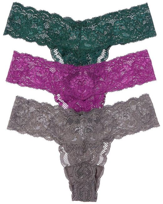 Cosabella Multicolor 3Pk Never Say Never Lowrider Thong