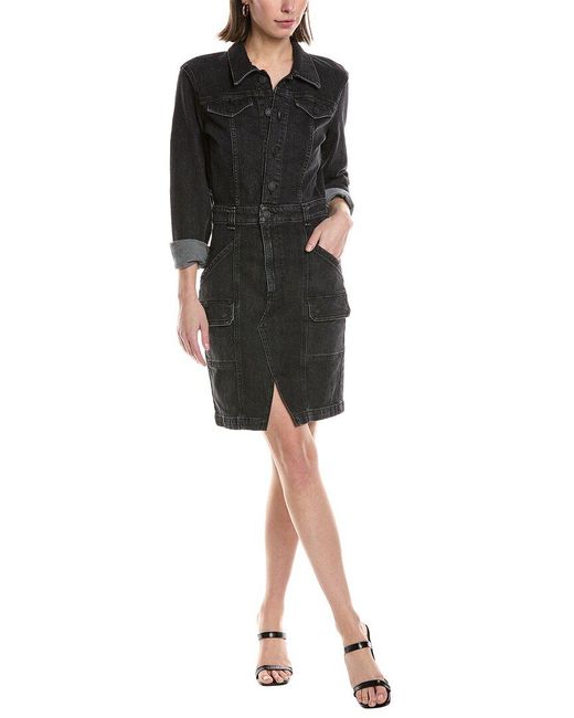 Hudson Black Reconstructed Mini Dress