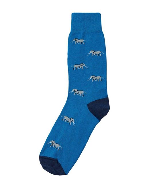Charles Tyrwhitt Blue Design Sock for men