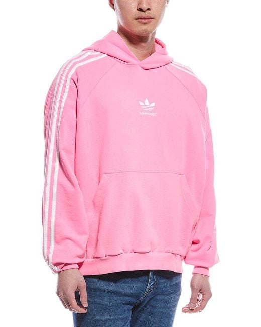 人気 男女OK BALENCIAGA adidas オーバーサイズ フーディ ピンク 楽天市場】BALENCIAGA(バレンシアガ) サイズ:3 22AW ×adidas