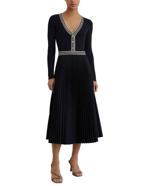 Reiss Black Gaia Dress