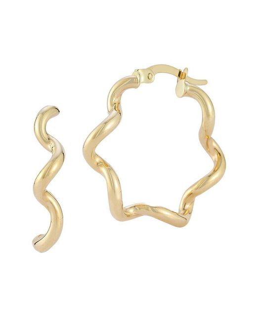 Ember Fine Jewelry Metallic 14k Twist Hoops