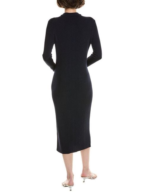 Rag & Bone Black Pacey Button-Down Midi Dress