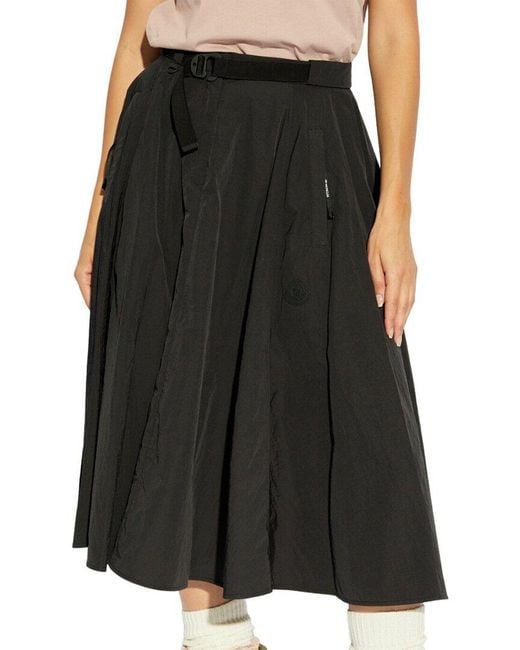 Moncler Black Midi Skirt