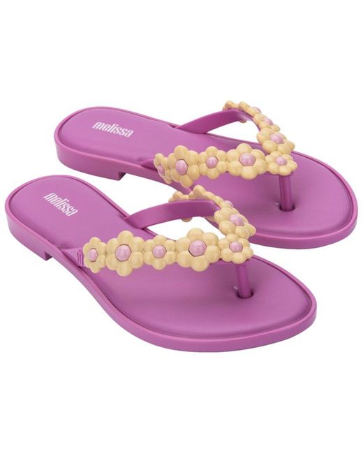Melissa Pink Spring Flip Flop