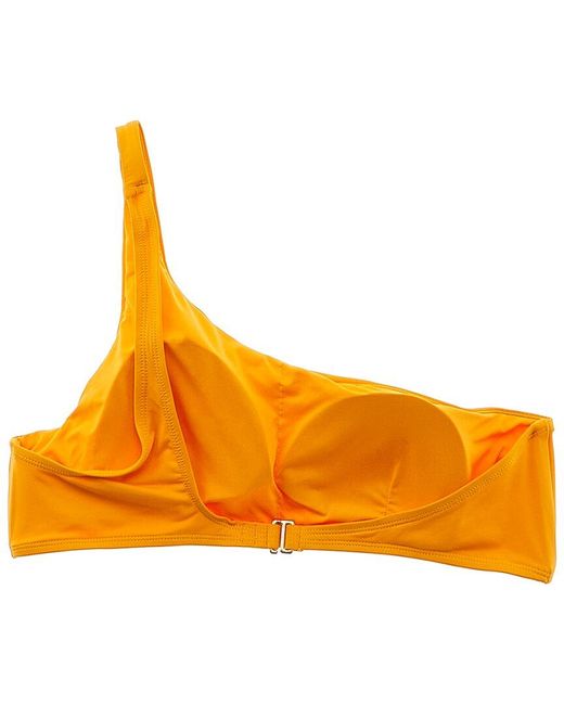 Andie Orange The Wynwood Top One Shoulder