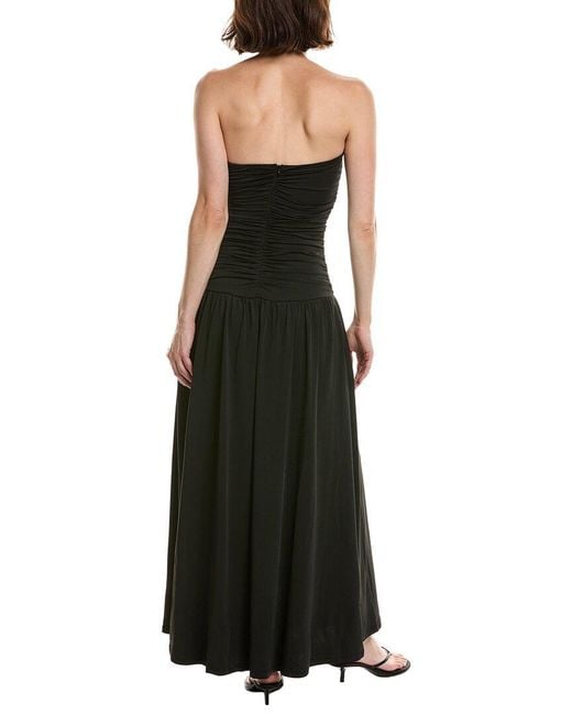 Nia Black Wilshire Midi Dress