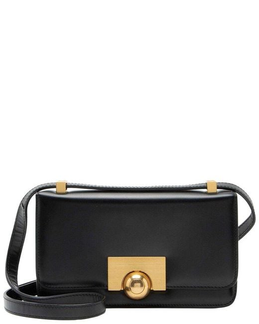 Bottega Veneta Black Leather Bv Classic Mini Shoulder Bag (authentic Pre-loved)