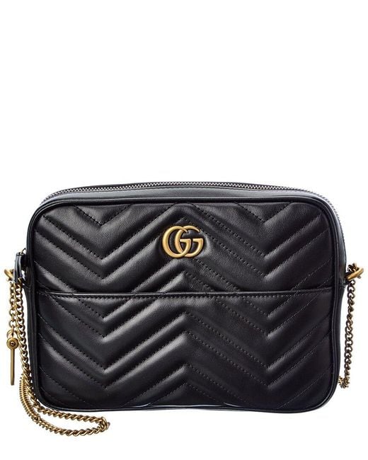 Gucci Double G Multi-use Mini Leather Shoulder Bag in Black | Lyst