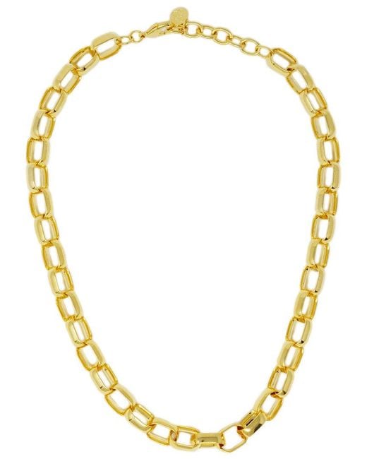 Cloverpost Metallic Hive 14k Plated Necklace