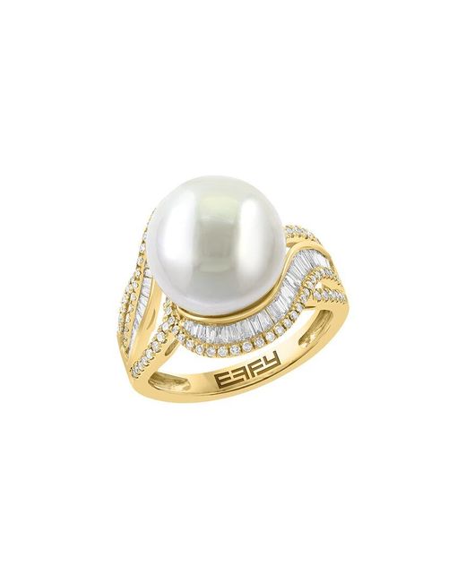 Effy Fine Jewelry Metallic 14K 1.58 Ct. Tw. Diamond & Ruby Ring
