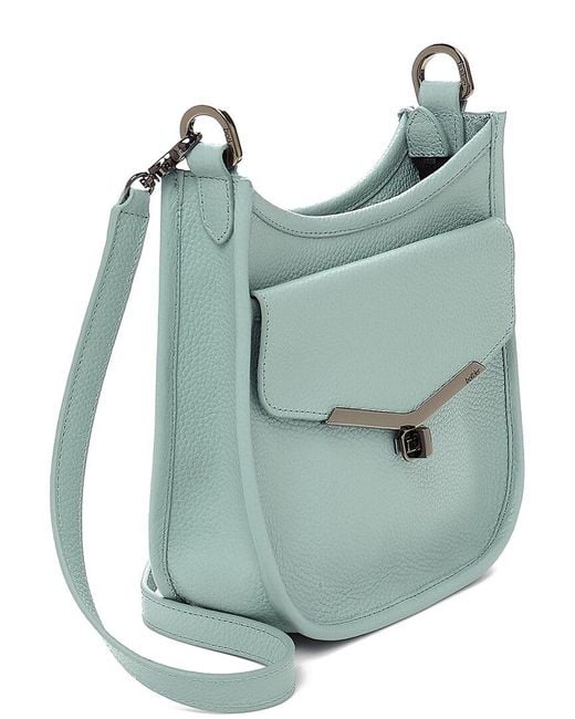 Botkier Blue Valentina Saddle Leather Crossbody