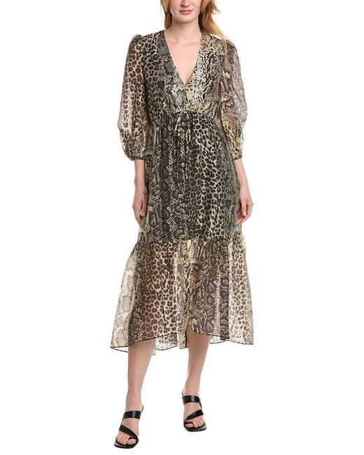 AllSaints Natural Rosia Midi Dress
