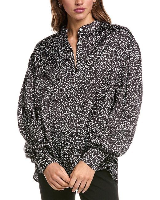 Officine Generale Gray Officine Generale Victoire Shirt