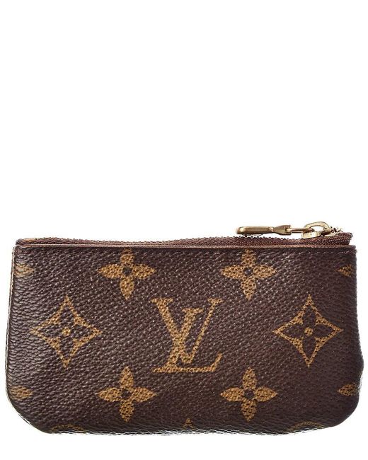 Louis Vuitton Monogram Canvas Key Pouch in Brown