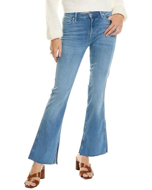 7 For All Mankind Blue Tailorless Kimmie Winonna Bootcut Jean