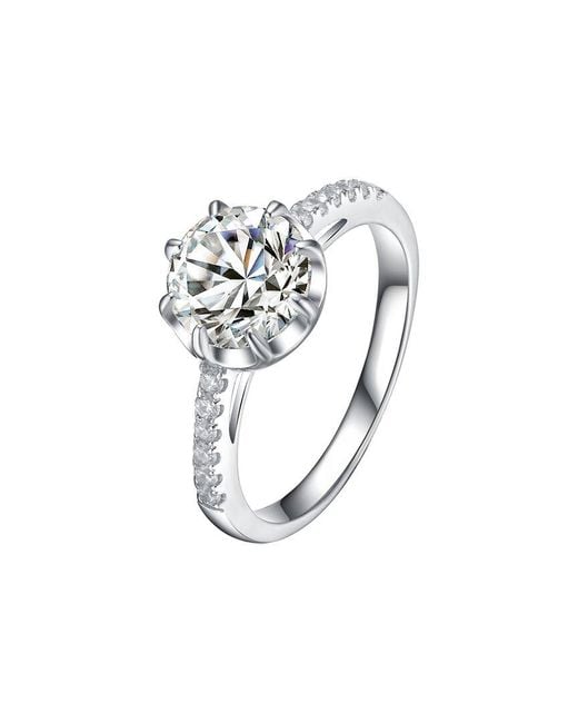 Rachel Glauber White Silver Ring