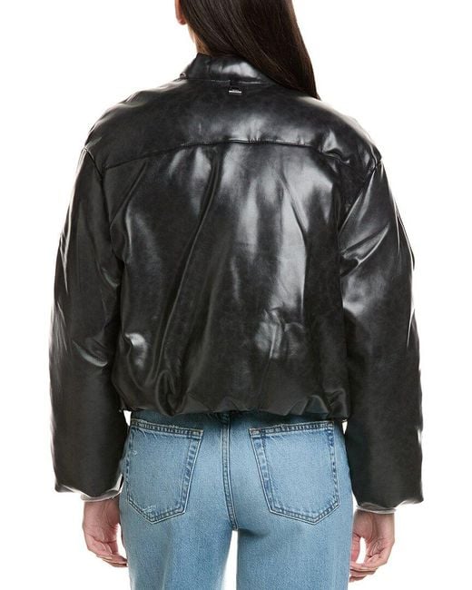 Apparis Black Gigi Padded Bomber