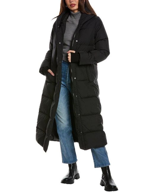 Reiss Black Larissa Puffer Coat