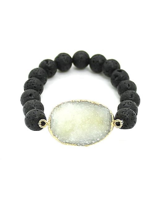 Eye Candy LA Black Lava My Wrist Bracelet