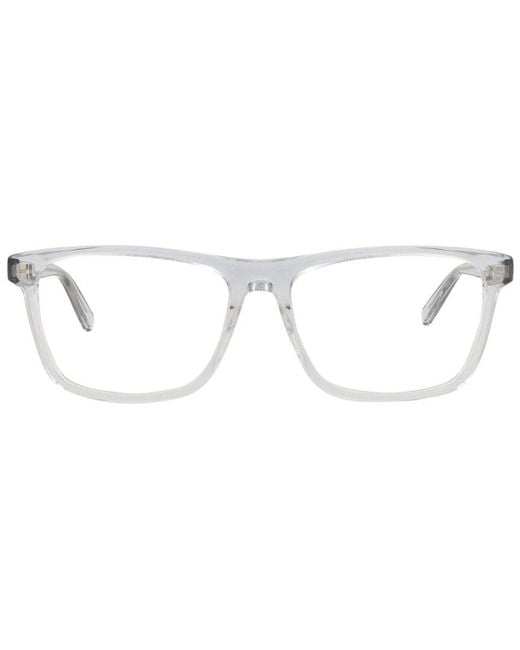Saint Laurent White Sl505 56Mm Optical Frames for men