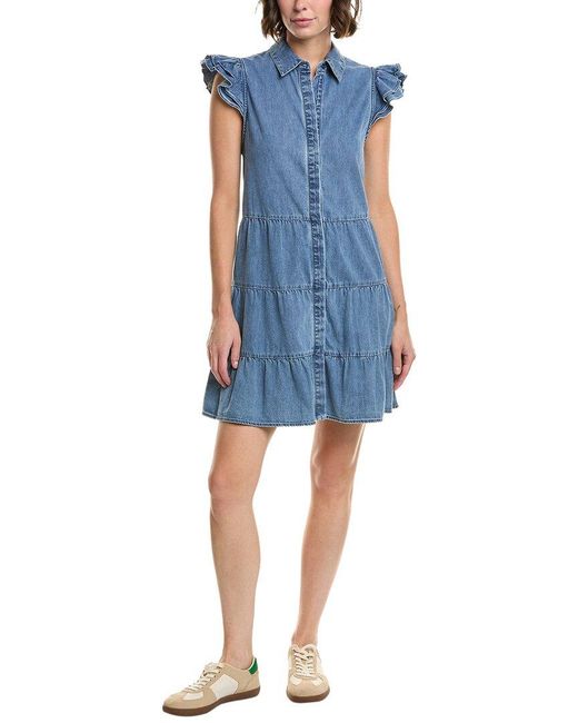 Alice + Olivia Blue Jem Mini Dress