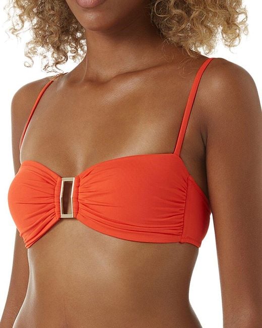 Melissa Odabash Red Spain Bikini Top