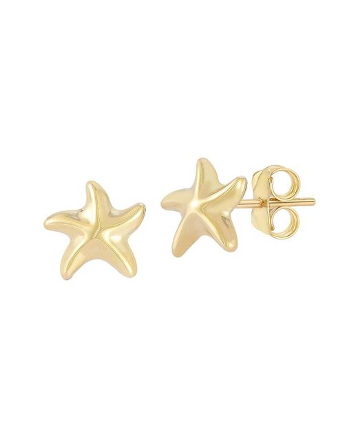 Ember Fine Jewelry Metallic 14k Starfish Studs